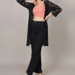 mod & shy Women Longline Shrug-14