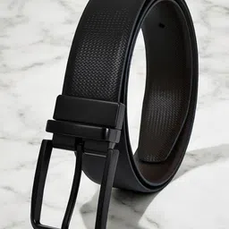 CRUSSET Men Leather Reversible Formal Belt-image-78