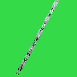 Dynamic Retail Global Silver-Plated Link Bracelet-image-6