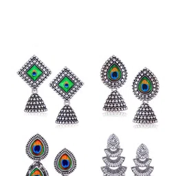 DIVASTRI Silver-Plated Alloy Earrings-96