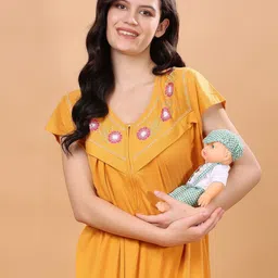 CHUI MUI Women Maternity Maxi Nightdress-picture-40