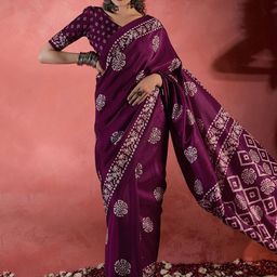 Saree mall Ethnic Motifs Bagru Sarees-picture-32