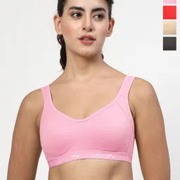 LILY Pack Of 4 Full Coverage Workout Bra-0