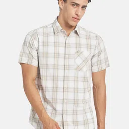 METTLE Men Multi Stripes Striped Casual Shirt-image-26
