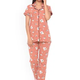 WOOL 4U Women Printed Night suit-image-31