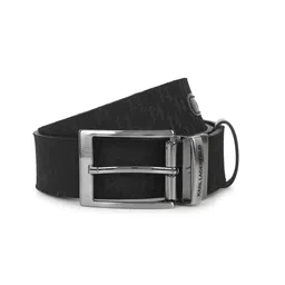 Karl Lagerfeld Men Textured Leather Reversible Belt-image-5