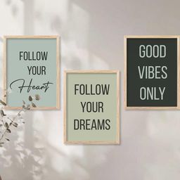 Motivational Wall Art With Frame Home Decor Wall Painting For Living Room Office Bedroom-image-95