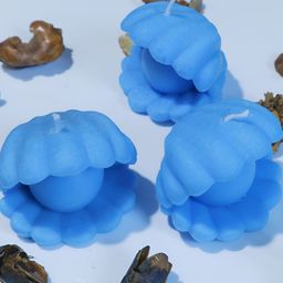 Aura Blue 3 pieces Tea Light Candle-image-35