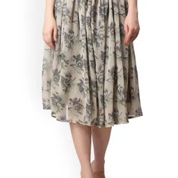 MINOS Printed Flared Midi Skirt-picture-16