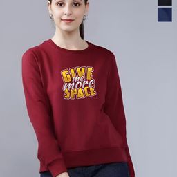 REYA Women Pack of 3 Printed Sweatshirt-image-18