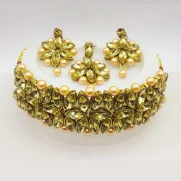 Anouk Women Gold Jewellery Set-image-64