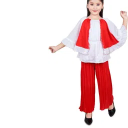 Zenat Red Georgette Dresses-22