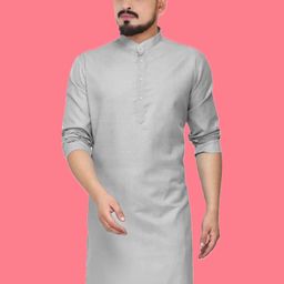 ANUJ FASHION Men Solid A-Line Kurtas-picture-7