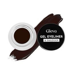 Gleva Long Lasting Gel Eyeliner & Smudger - 3g - Brown-42