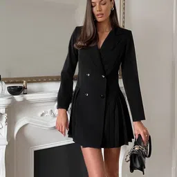 StyleCast Women Lapel Collar Blazer Dress-picture-15