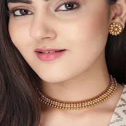 Thrillz Gold-Plated & Oxidised Jewellery Set-56