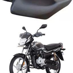 PLATINA SEAT COVER BLACK SINGLE SEAT COVER FOR BAJA PLATINA Single Bike Seat Cover For Bajaj Platina-image-68