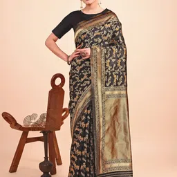 F FASHION Woven Design Zari Art Silk Kanjeevaram Saree-52