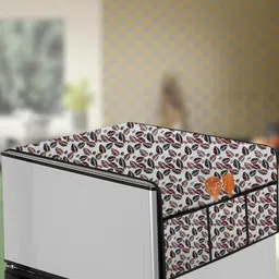 The Furnishing Tree Grey Plastic Refrigerator Cover-image-90