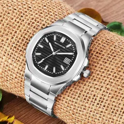 WATCHSTAR Men Asymmetric Dial & Bracelet Style Analogue Watch SST PK BLKWC-image-97
