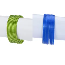 1ST TIME Set Of 24 Green Alloy Bangles-picture-4