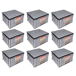 prettykrafts Black & White 6 Pieces Multi-Utility Organisers-4