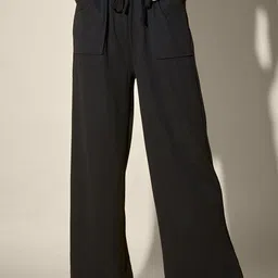 CORSICA Women Relaxed High-Rise Parallel Trousers-image-71