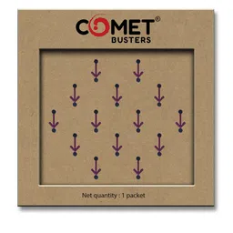 Comet Busters 14-Pcs Traditional Designer Bindi - Maroon-27