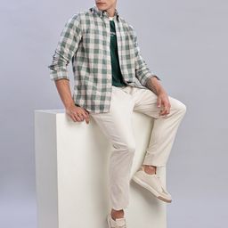 Tommy Hilfiger Men Classic Opaque Checked Casual Shirt-image-40