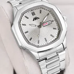 DOUBLERUN Men Dial & Stainless Steel Bracelet Straps Analogue Watch H05NMT-817-image-96