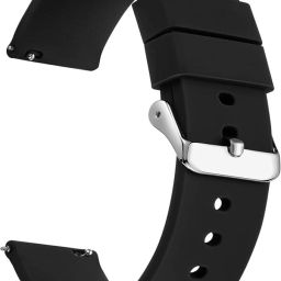 LiveStore 20MM Watch Strap Sillicon Belt 20mm for Fire Boltt Ninja Calling Casual Black 20 mm Silicone Watch Strap-image-24