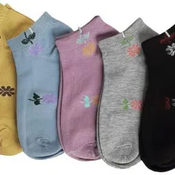 Women Floral Print Low Cut-image-52