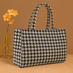 Women Black, White Messenger Bag-image-11