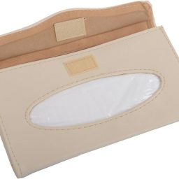 Beige Sun Visor Tissue Dispensor Vehicle Tissue Dispenser-33