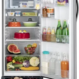 lg 185 L Direct Cool Single Door 5 Star Refrigerator with Base Drawerwith Smart Inverter Compressor, Fast Ice Making image 3