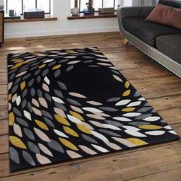 presto Black Contemporary Hand Tufted Wool 3 X 5 Feet Carpet-picture-21