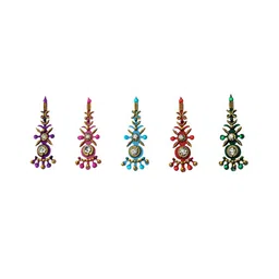 Comet Busters Set of 5 Embellished Designer Sticker Bindi image 2