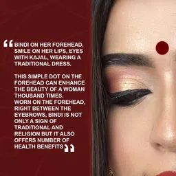PERPAA Maroon Velvet Kumkum Bindi Box with 15 Flaps - Size 7 image 5