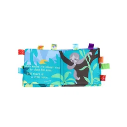 Baby Moo Infants Sloth, Hurry Up! Educational Learning 3D Cloth Book With Rustle Paper image 4