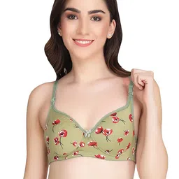 Aamarsh Floral Printed Full Coverage Minimizer Bra - 360 Degree Support image 2