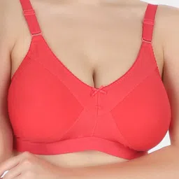 Tweens Pack of 3 Medium Coverage Non Padded Minimizer Cotton Bra With All Day Comfort image 5