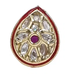 Anouk Gold-Plated Teardrop Shaped Studs Earrings image 2