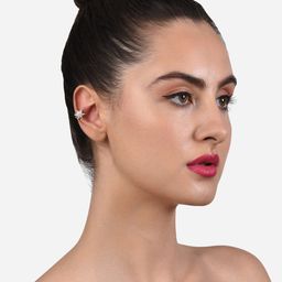 AMI Set of 2 Contemporary Ear Cuff Earrings image 4
