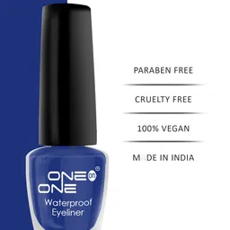 ONE on ONE Set of 2 Waterproof Long Lasting Smudge-Proof Eyeliner 5 ml each - Blue image 2