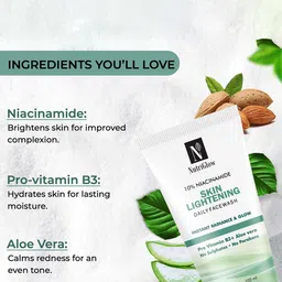 NutriGlow Set of 3 10% Niacinamide Skin Lightening Daily Face Wash - 100 ml each image 3