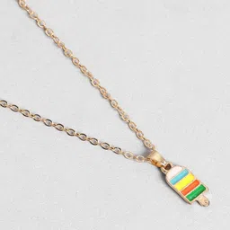EL REGALO Set Of 5 Abstract Charm Pendant With Chain image 5