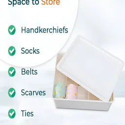 Kuber Industries White Regular Multi-Utility Organisers image 3