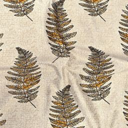 Cortina Beige & Brown 2 Pcs Quirky Printed Window Curtains image 4