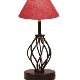 Devansh Pink Solid Table Lamp image 2