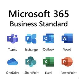 Microsoft365 Business Standard | 1 User | 12-Month Subscription | Compatible with Window, Mac, iOS, Android. | Email Delivery image 1